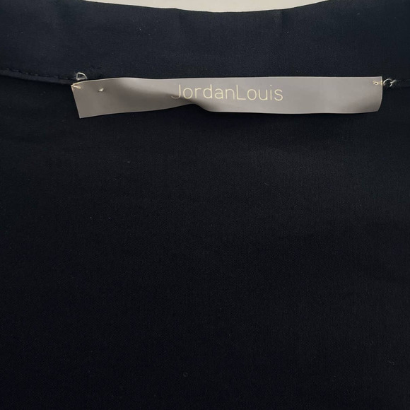 JORDAN LOUIS RELAXED FIT NAVY BLUE SHIFT DRESS WOMEN SIZE S-M - Picture 14 of 16
